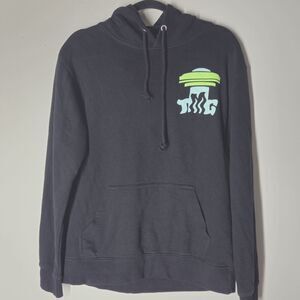 Tiny Meat Gang Hoodie Mens Small Black UFO Restricted Noel Miller Cody Ko TMG